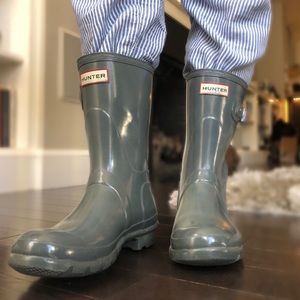 Original Short Gloss Hunter Rain Boots